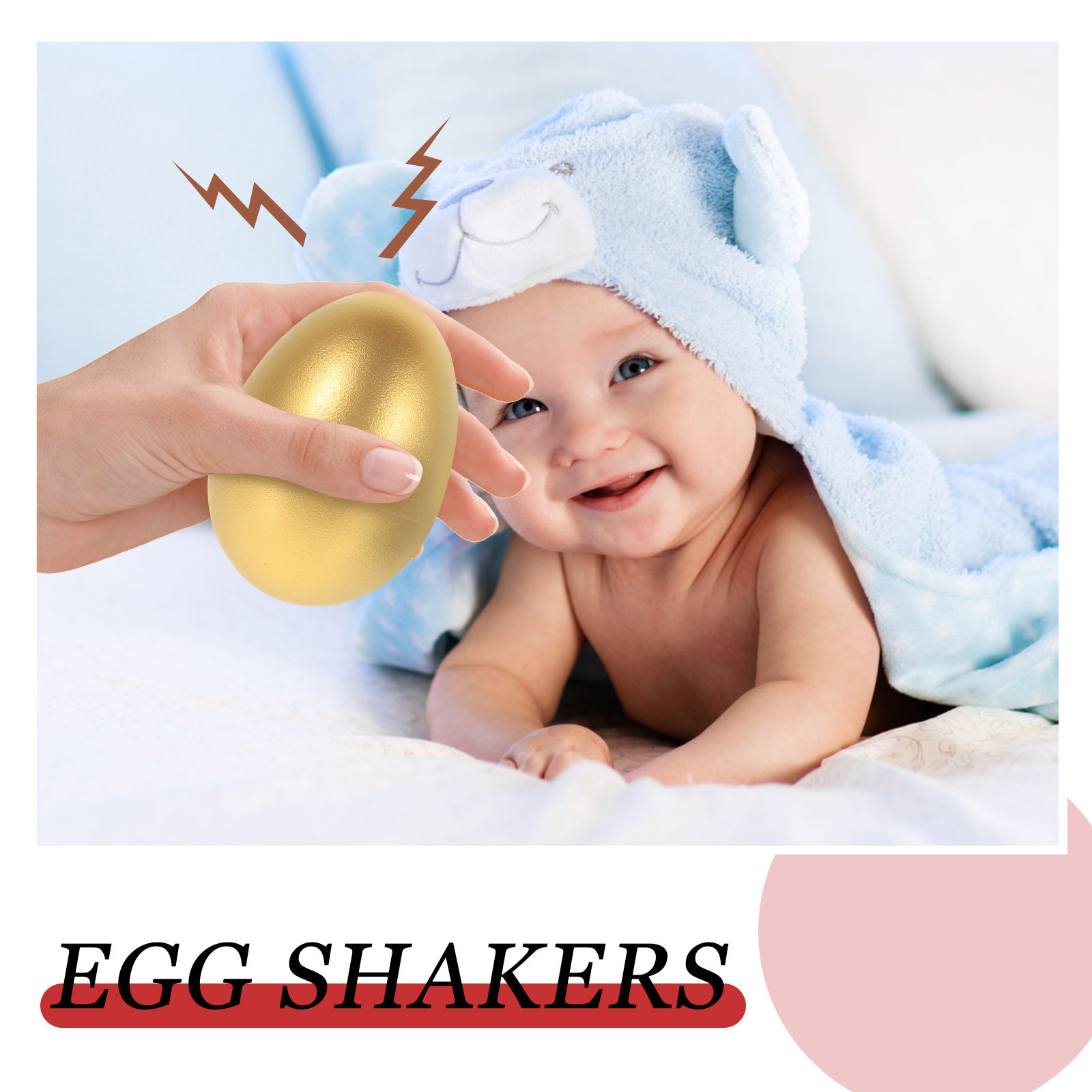 2Pcs Children Sand Egg Shakers - مراجعة Musical Instrument For Toddlers وسعره