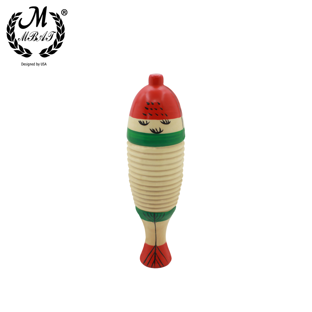 M MBAT Wooden Fish Toy Game Pe - مراجعة Musical Instrument For Toddlers وسعره