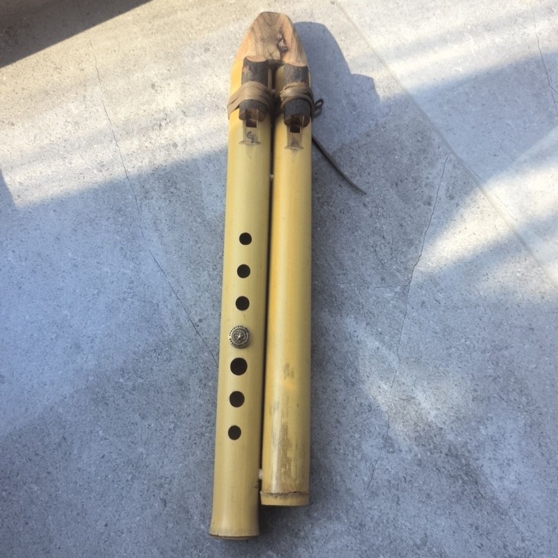 GA Key Double Tube Flute Handm - مراجعة Musical Instrument Indian وسعره
