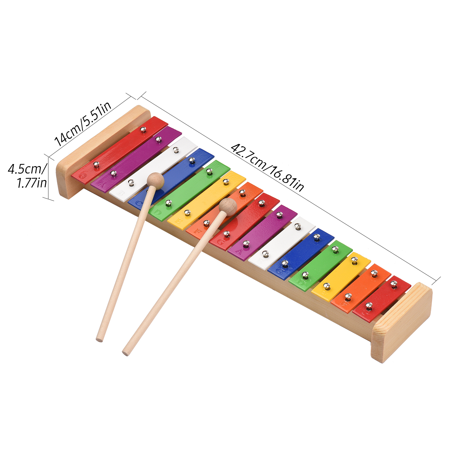 15 Note Glockenspiel Xylophone - مراجعة Musical Instrument Mallet وسعره