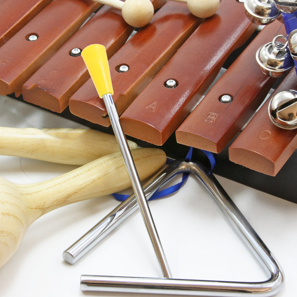 8Pcs Triangle Iron Sticks High - مراجعة Musical Instrument Mallet وسعره