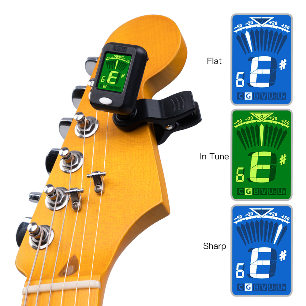 JOYO JT-09 Guitar Tuner Clip-o - مراجعة Musical Instrument In English وسعره