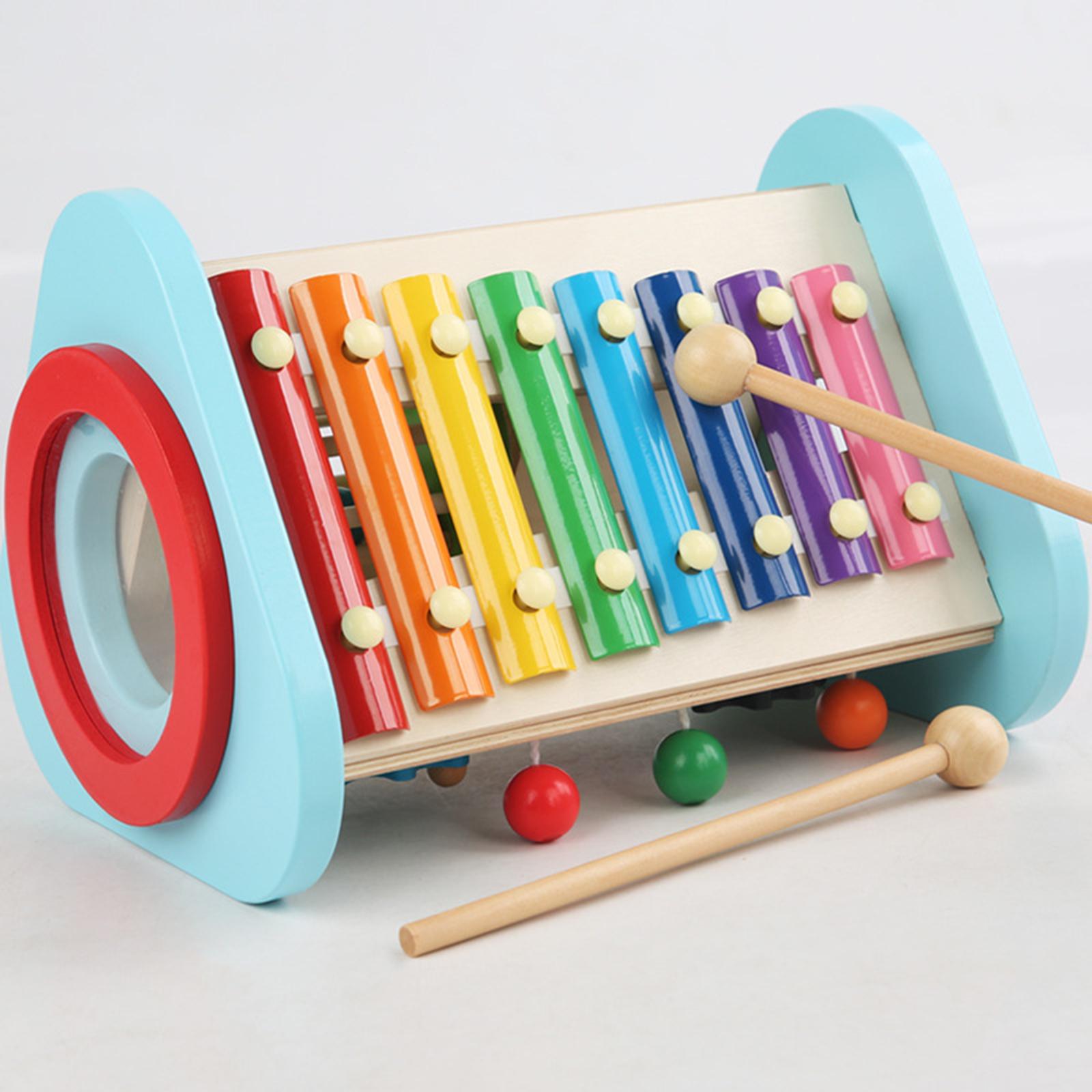 Wooden Music Toy Wood Learning - مراجعة Musical Instrument For Toddlers وسعره