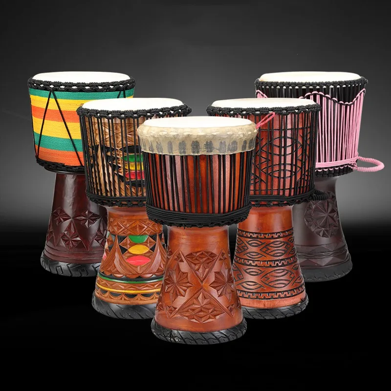 12 Inch Djembe Mahogany Africa - مراجعة Musical Instrument Indian وسعره