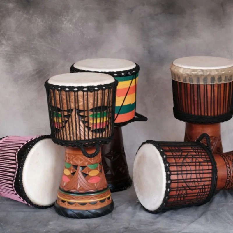12 Inch Djembe Mahogany Africa - مراجعة Musical Instrument Indian وسعره