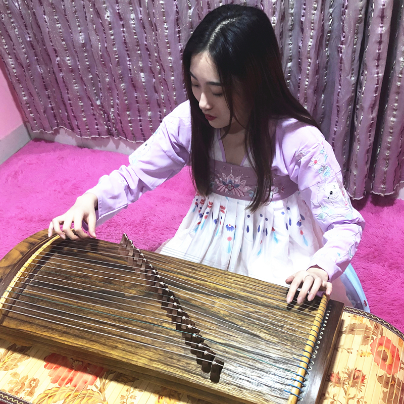 Mini Guzheng Portable Half-Zhe - مراجعة Musical Instrument Guzheng وسعره
