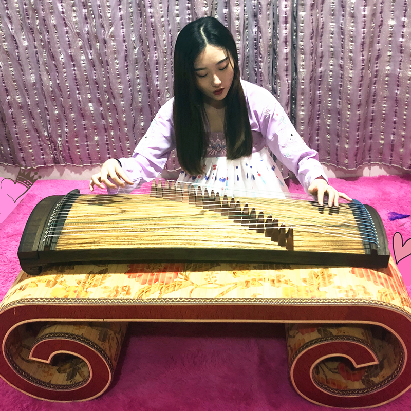 Mini Guzheng Portable Half-Zhe - مراجعة Musical Instrument Guzheng وسعره