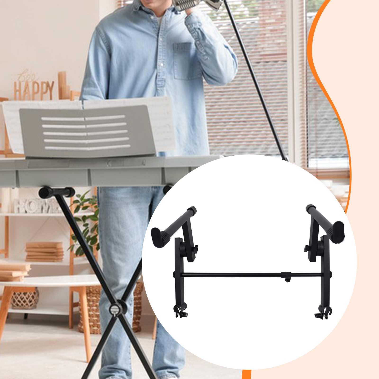 Metal Electric Piano Rack 2 Ti - مراجعة Musical Instruments Names وسعره