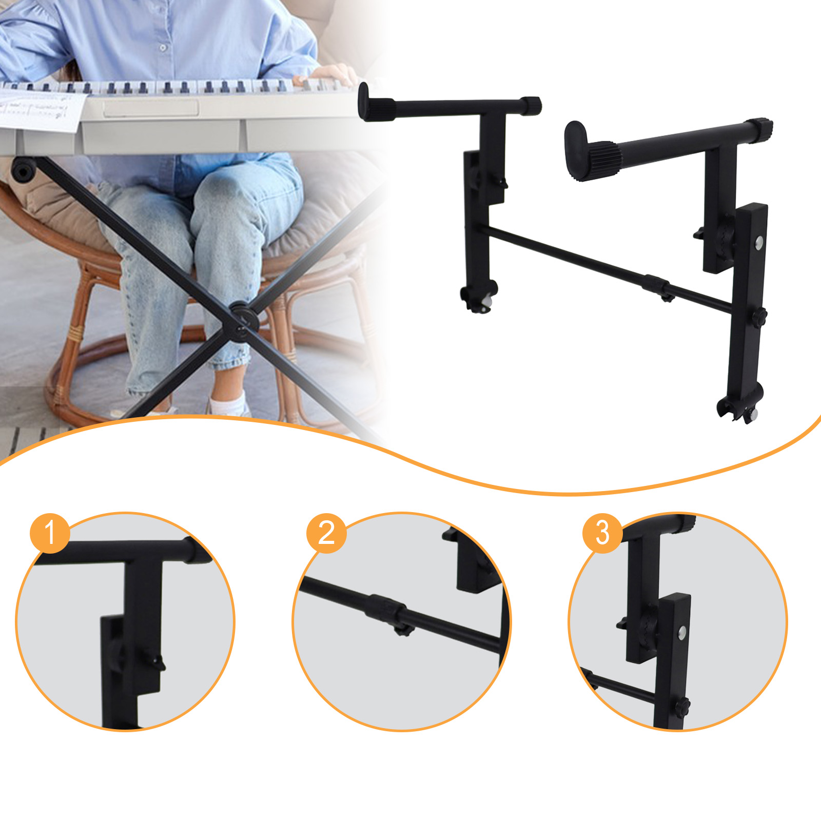 Metal Electric Piano Rack 2 Ti - مراجعة Musical Instruments Names وسعره