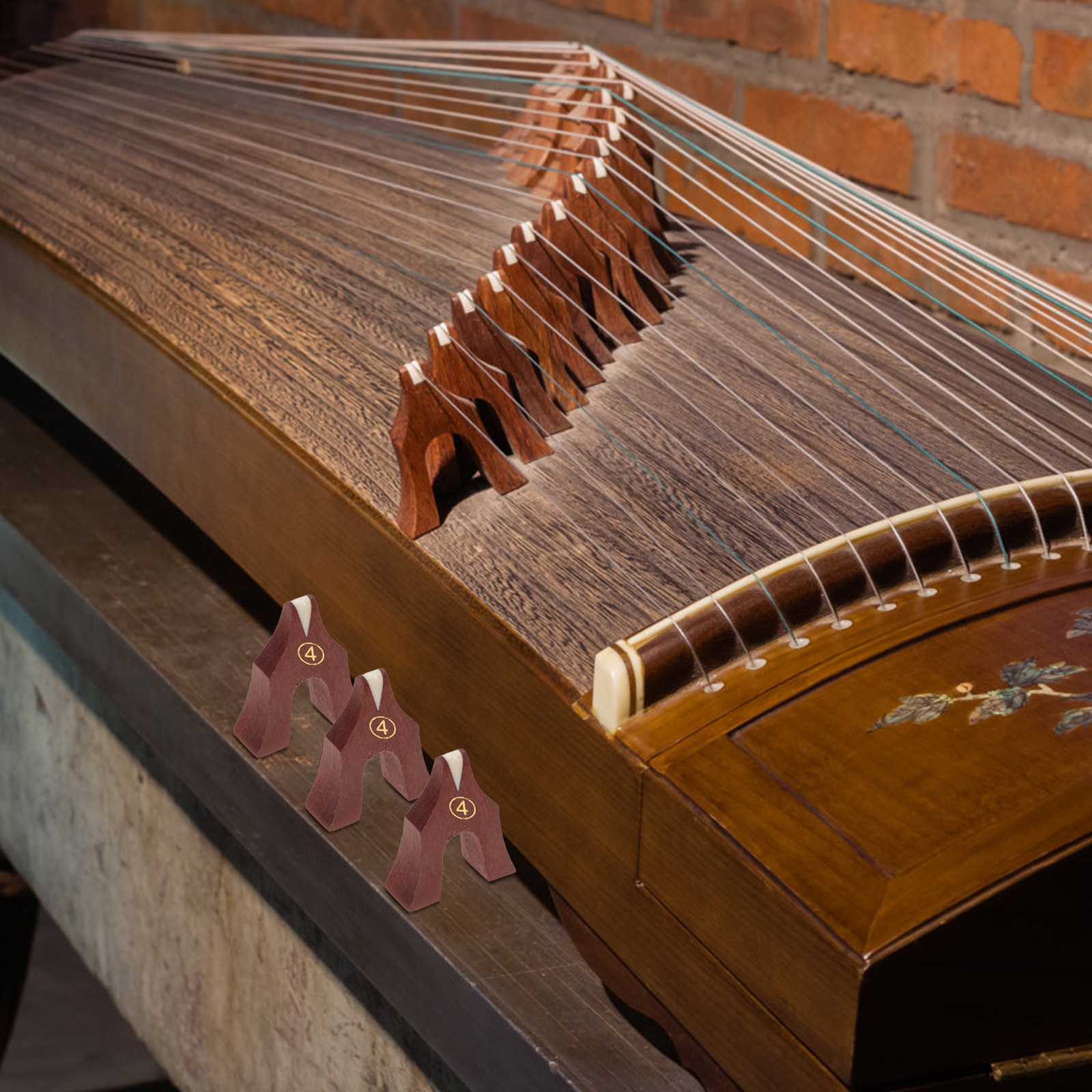 21Pcs Guzheng Bridges High Qua - مراجعة Musical Instrument Guzheng وسعره