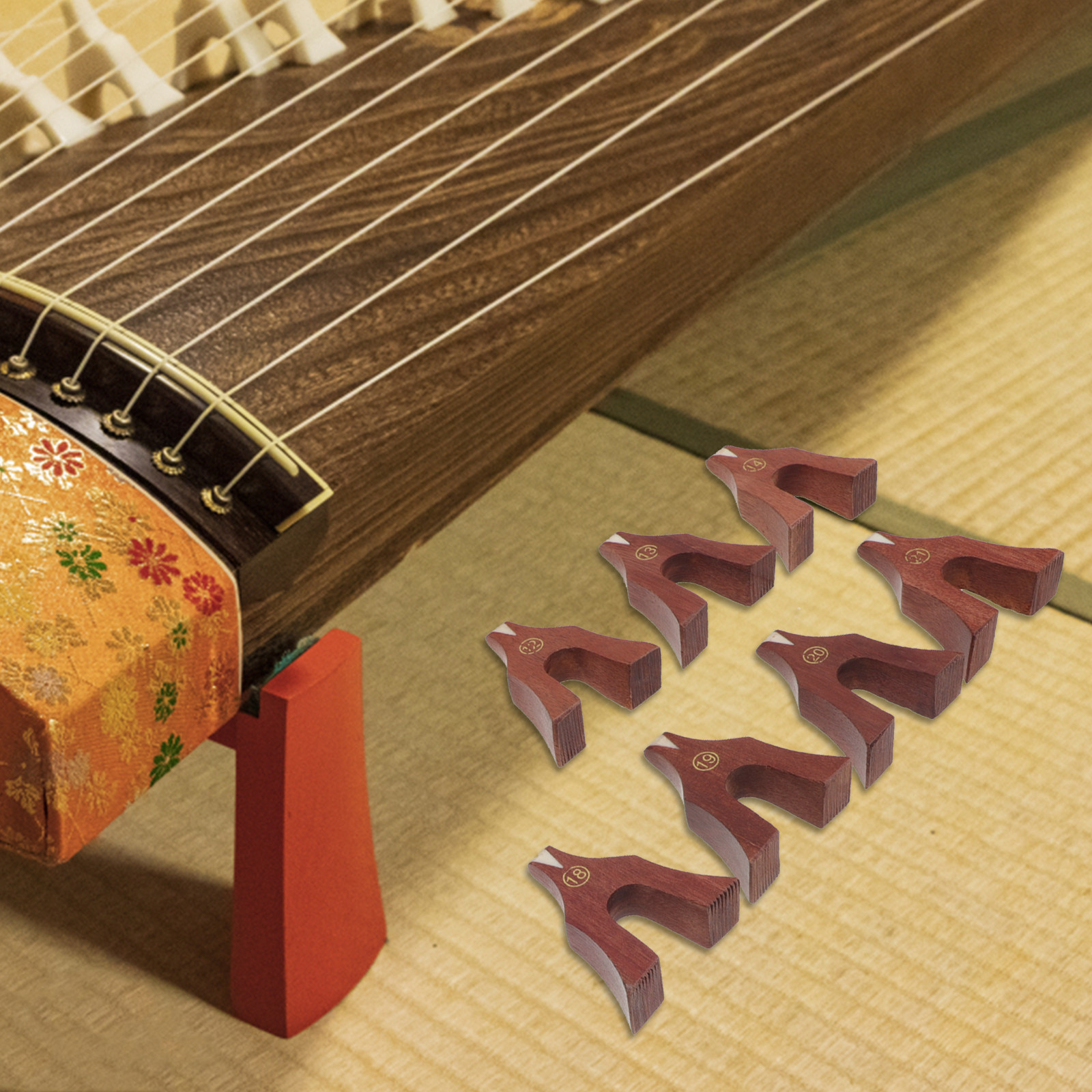 21Pcs Guzheng Bridges High Qua - مراجعة Musical Instrument Guzheng وسعره