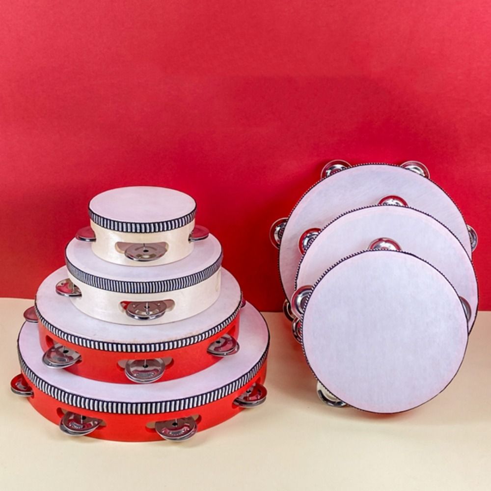 4/6/8/10 Inch Hand Held Drum W - مراجعة Musical Instrument Project وسعره
