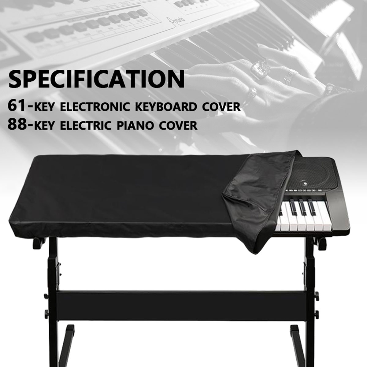 61/88-Key Electronic Piano Cov - مراجعة Musical Instruments Names وسعره