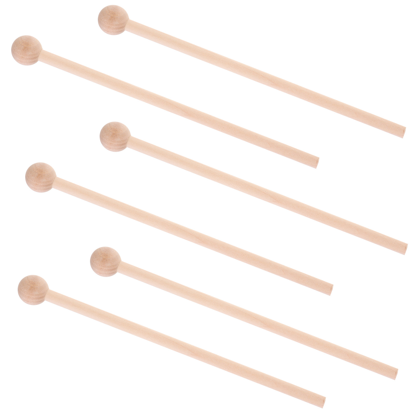 6Pcs Wood Mallets Percussion S - مراجعة Musical Instrument Mallet وسعره
