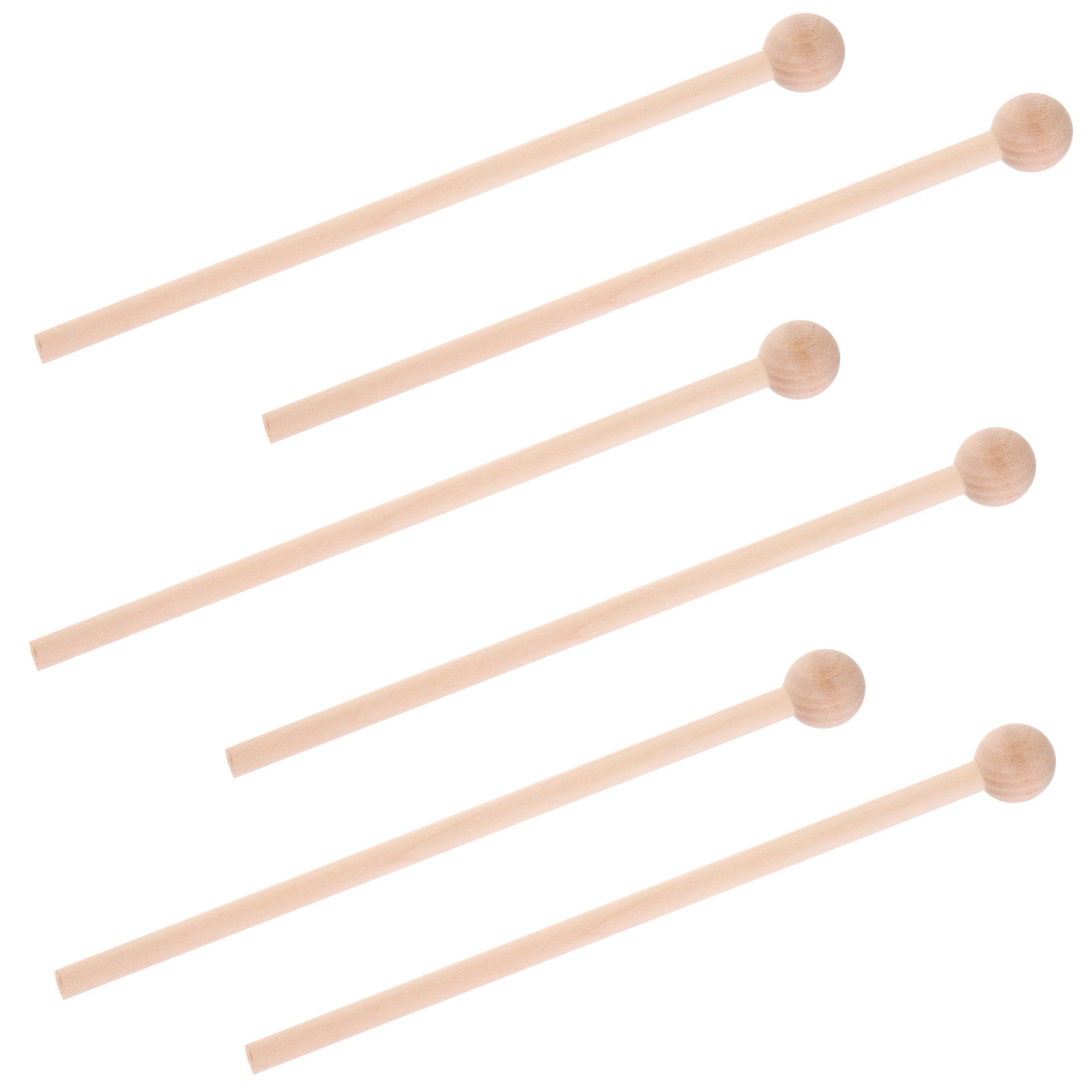 6Pcs Wood Mallets Percussion S - مراجعة Musical Instrument Mallet وسعره