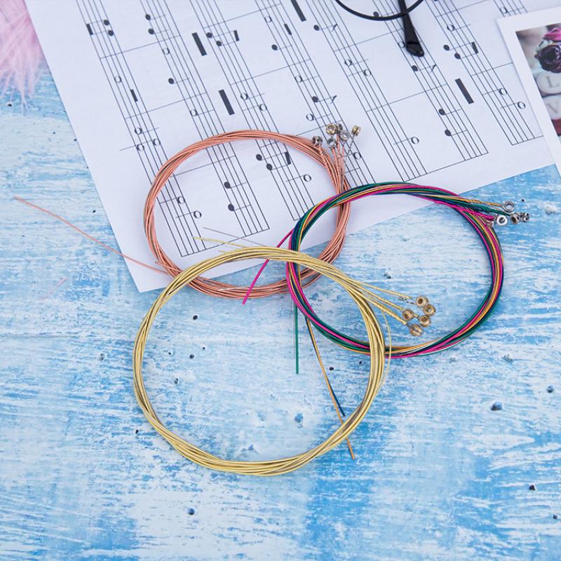 18/6PCS Colorful Copper Guitar - مراجعة Classical Guitar Nylon وسعره