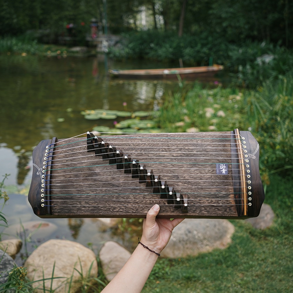 Professional Wooden 60cm Guzhe - مراجعة Musical Instrument Guzheng وسعره