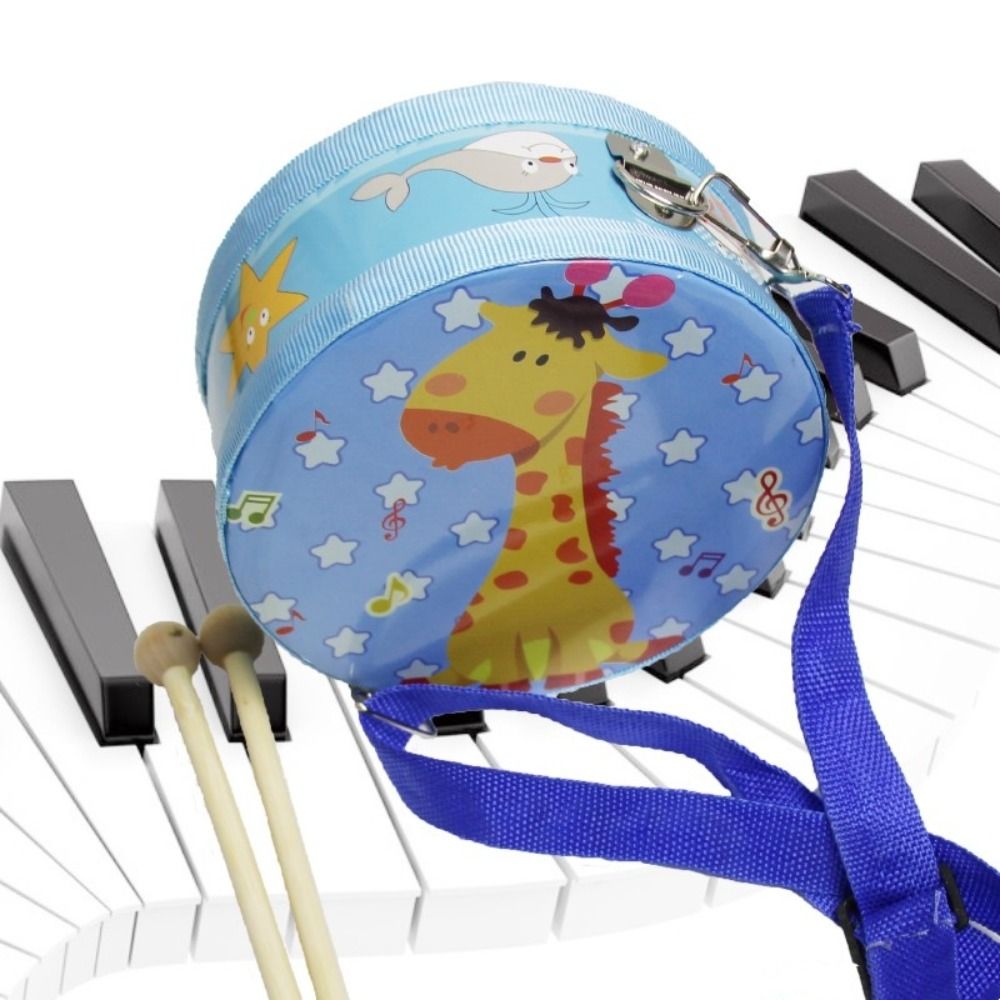 Wooden Children's Drum Double  - مراجعة Musical Instrument Percussion وسعره