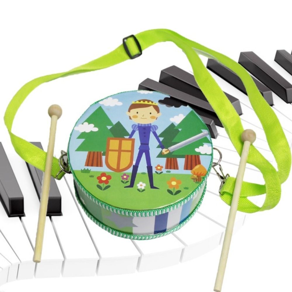 Wooden Children's Drum Double  - مراجعة Musical Instrument Percussion وسعره