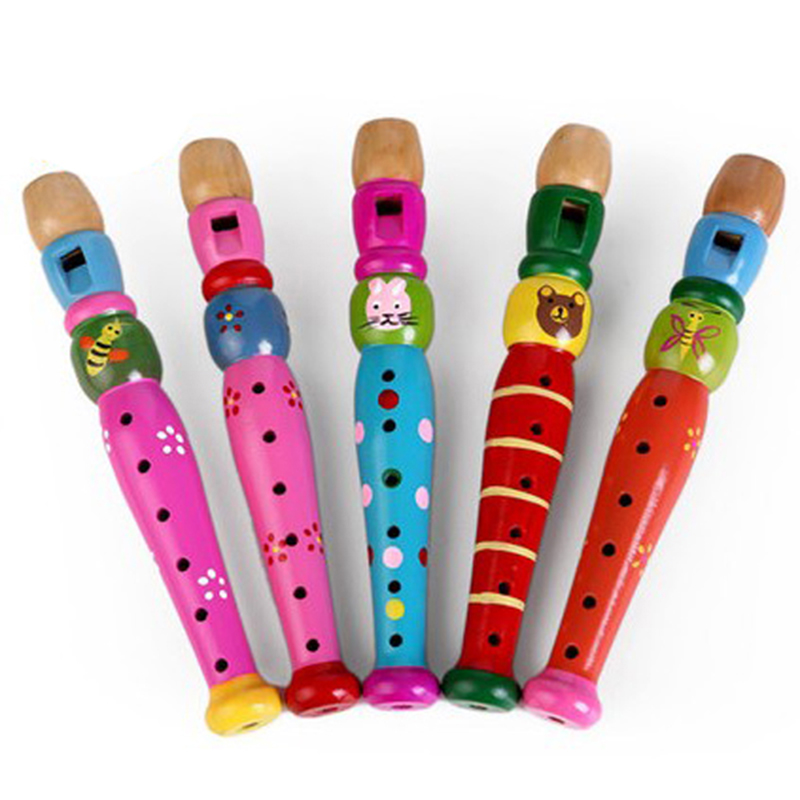 2pcs Wooden Flute 20cm Colorfu - مراجعة Musical Instrument Project وسعره