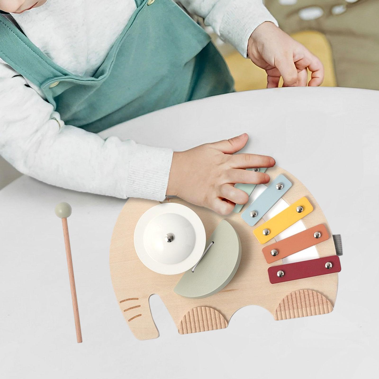 5 Note Wood Xylophone Hand Kno - مراجعة Musical Instrument For Toddlers وسعره