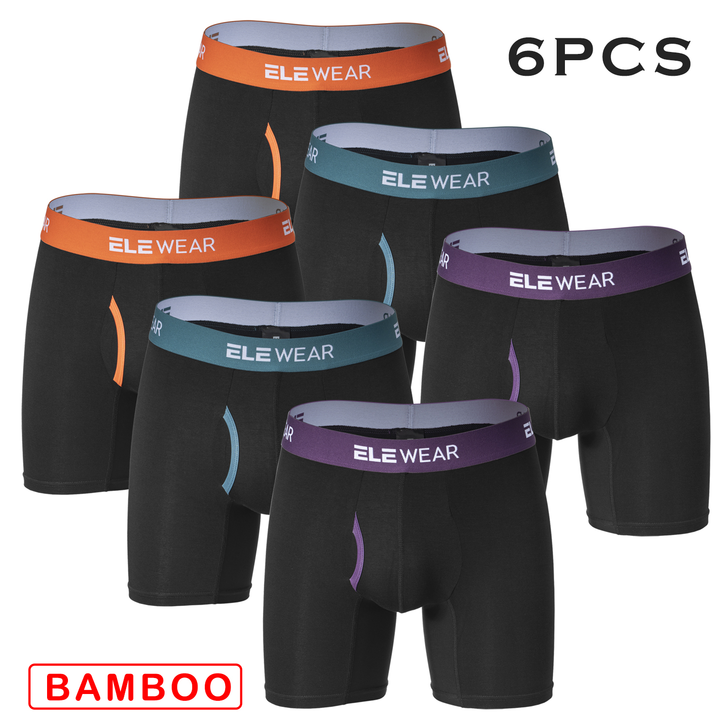 6 pcs Bamboo Men Underwear Wit - مراجعة Didgeridoo Bamboo وسعره