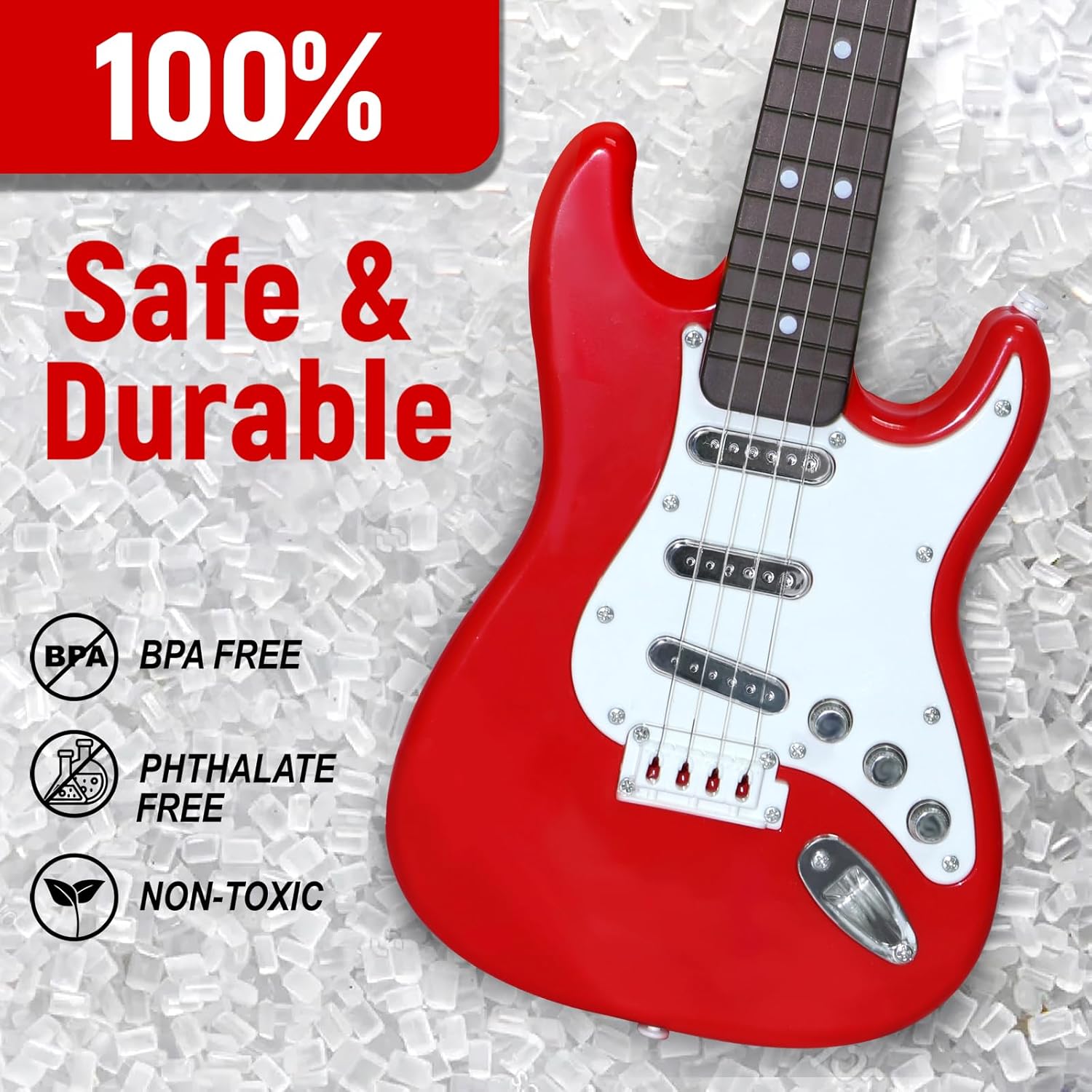 Kids Electric Guitar Toy - 4-S - مراجعة Musical Instrument Project وسعره
