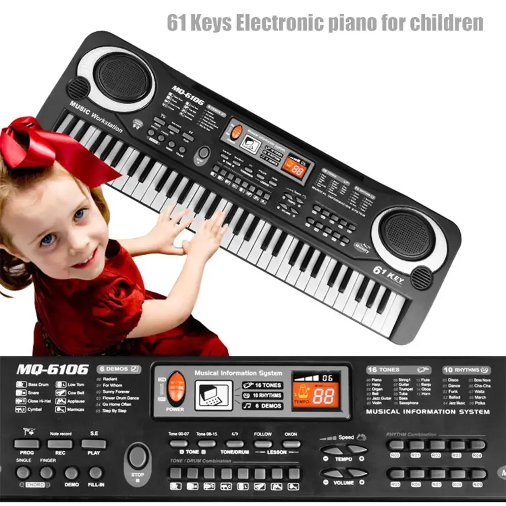 Kids Electronic Piano Keyboard - مراجعة Musical Instruments Names وسعره