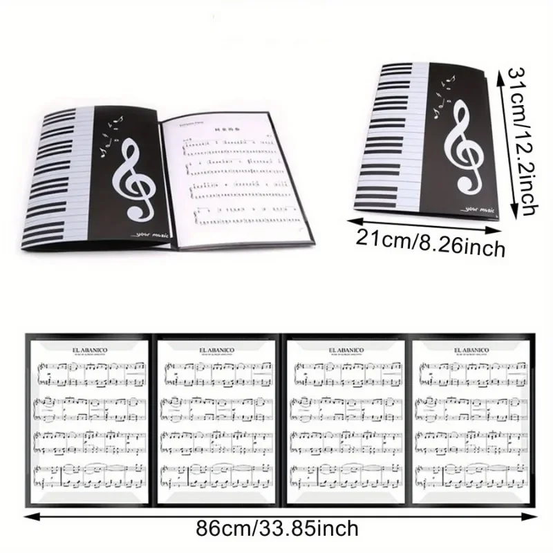 4 Pages Expand Music Folder A4 - مراجعة Musical Instruments List وسعره