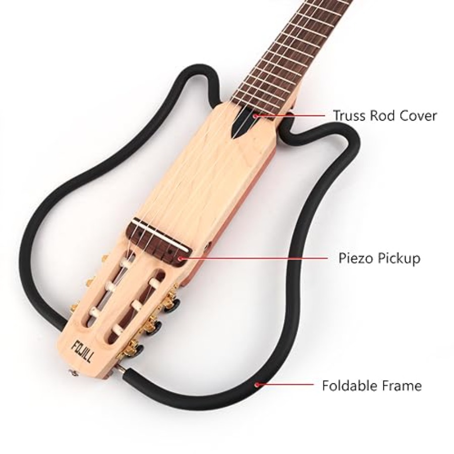 Travel electric classical guit - مراجعة Classical Guitar Nylon وسعره