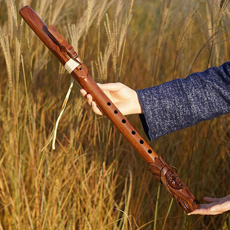 Wooden Indian Flute 6 Hole Pla - مراجعة Musical Instrument Indian وسعره