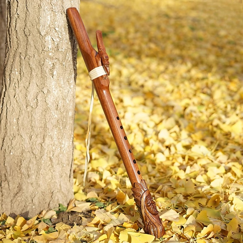Wooden Indian Flute 6 Hole Pla - مراجعة Musical Instrument Indian وسعره