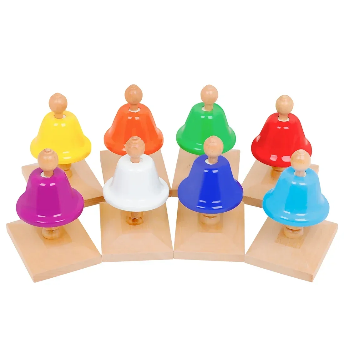 8 Note Hand Bell Wind Desk Mus - مراجعة Musical Instrument Mallet وسعره