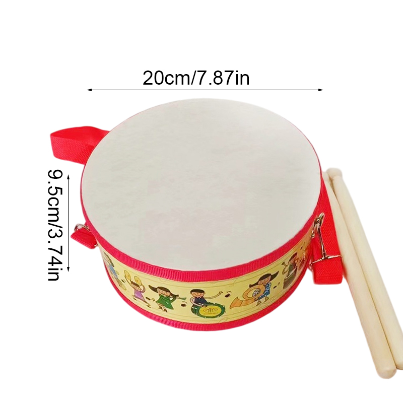 Wooden Drum Toy Kids Musical I - مراجعة Musical Instrument For Toddlers وسعره