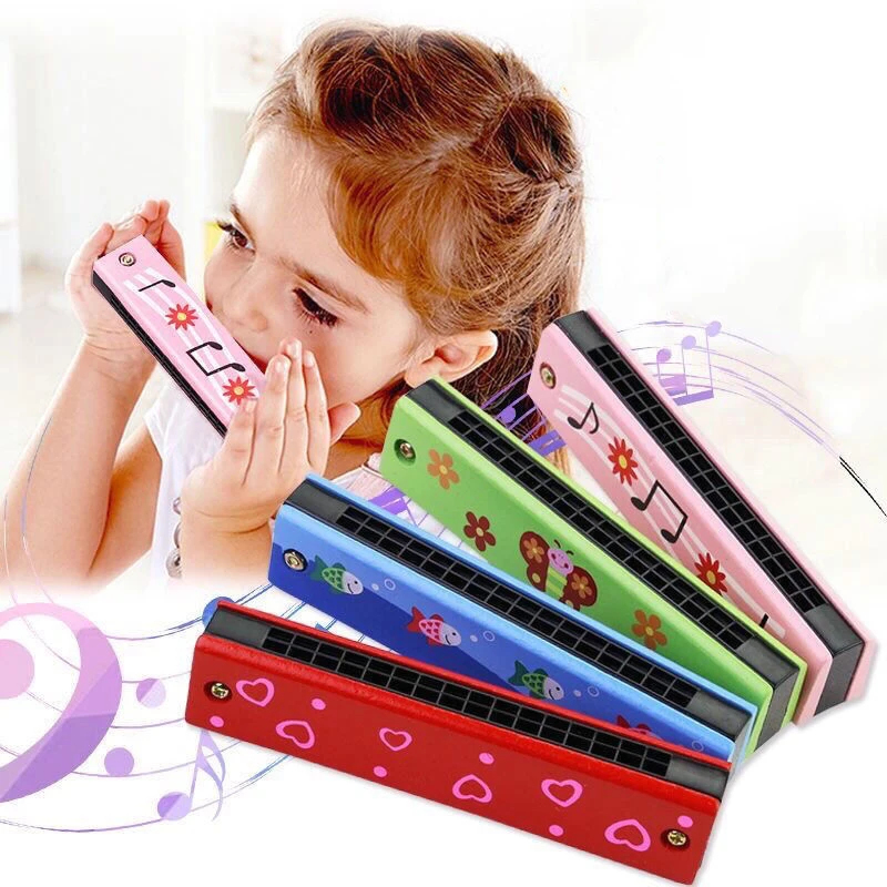 1/2pcs Children Wooden Harmoni - مراجعة Musical Instrument Project وسعره