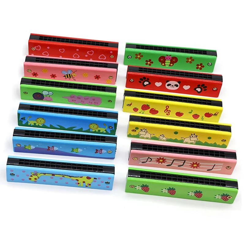 1/2pcs Children Wooden Harmoni - مراجعة Musical Instrument Project وسعره