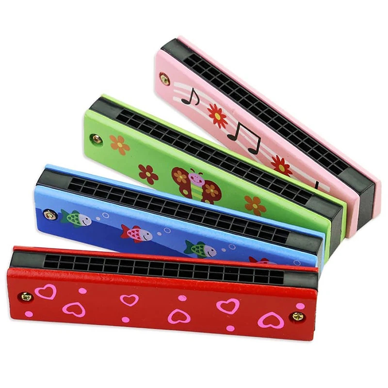 1/2pcs Children Wooden Harmoni - مراجعة Musical Instrument Project وسعره