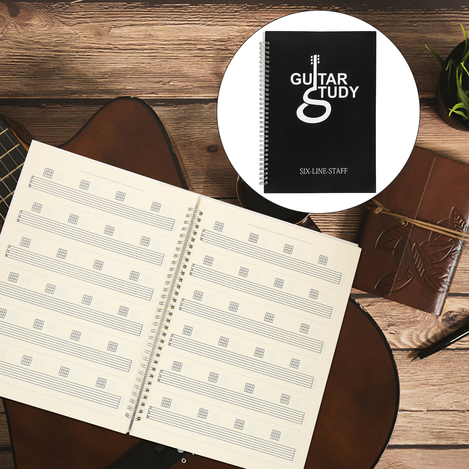 Six Notebook Portable Coil Des - مراجعة Musical Instruments List وسعره