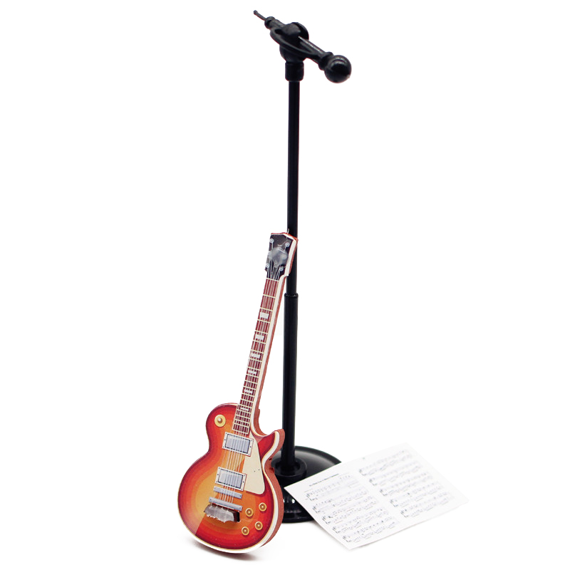 1:12 Dollhouse Miniature Guita - مراجعة Musical Instruments List وسعره