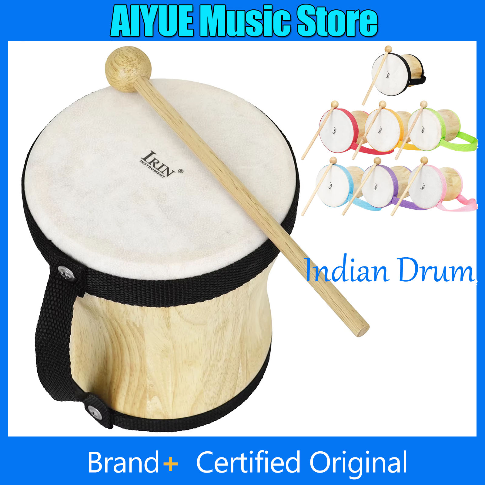 IRIN Indian Drum Wooden Sheeps - مراجعة Musical Instrument Indian وسعره