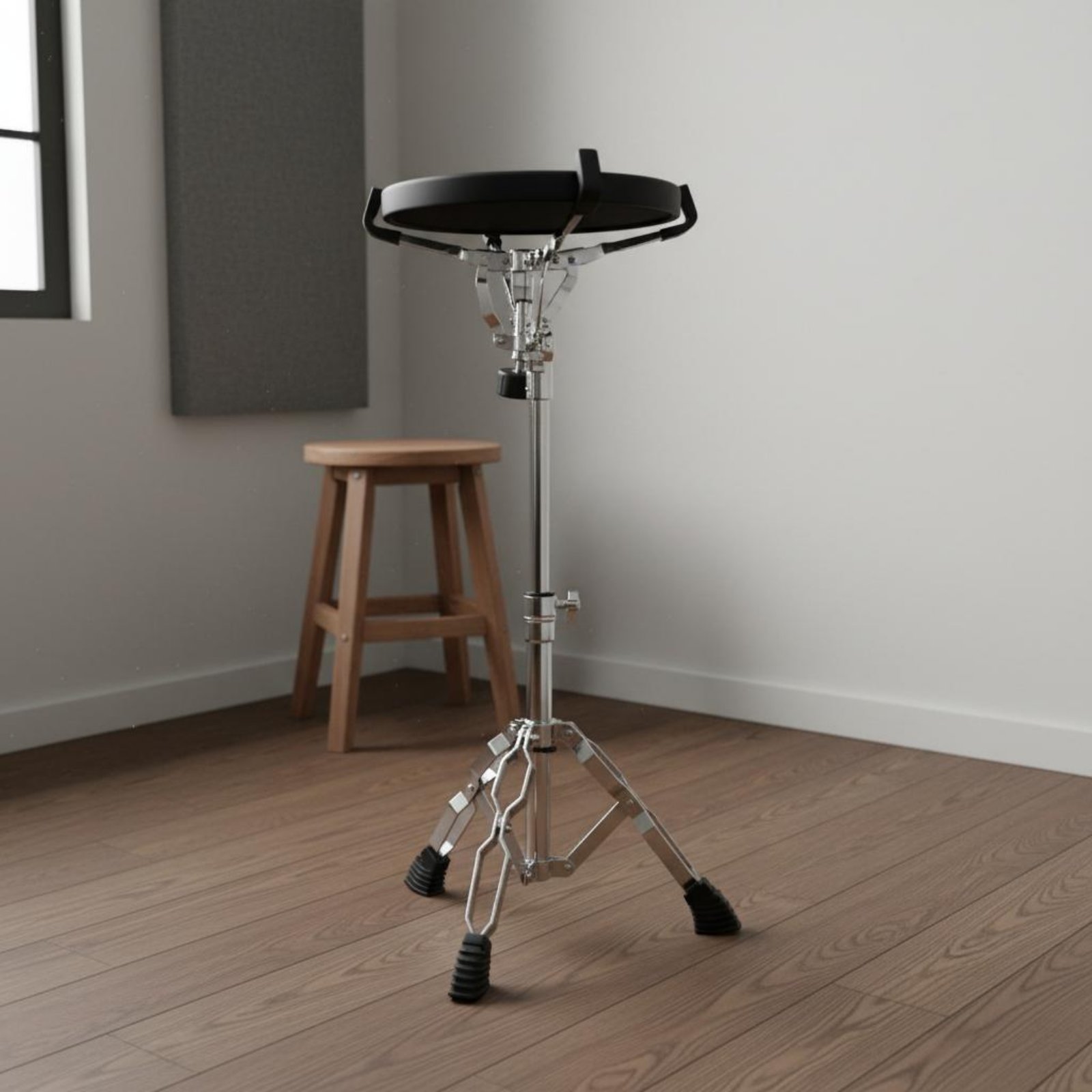 Snare Drum Stand Foldable Prac - مراجعة Musical Instrument Drum وسعره